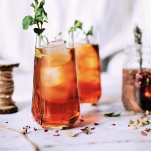 Blackfire negroni cocktail